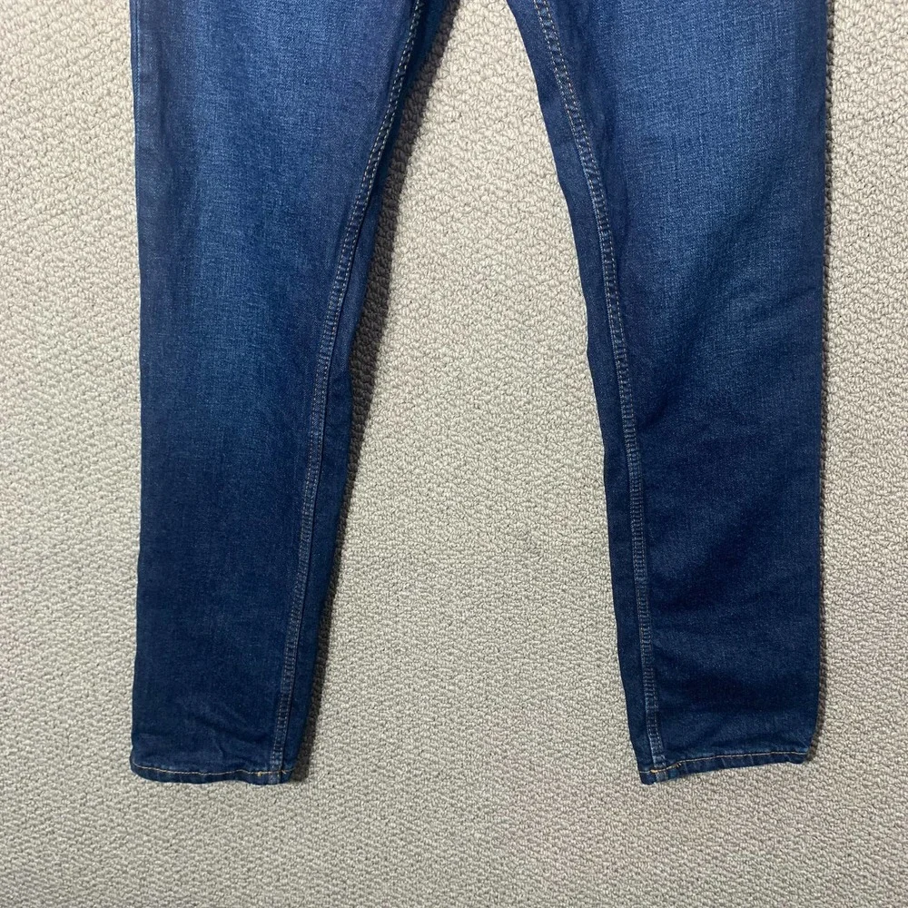 Jones New York‎ Mens Jeans 30X32 Blue Dark Wash Denim Straight Pockets Skater